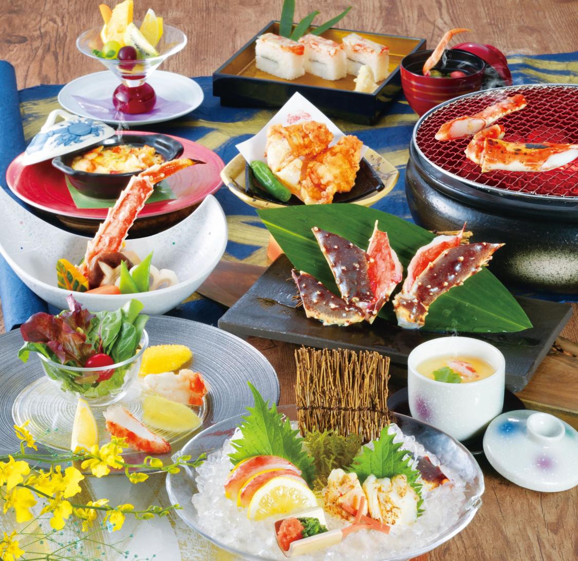 タラバかに特別会席　朧（おぼろ）