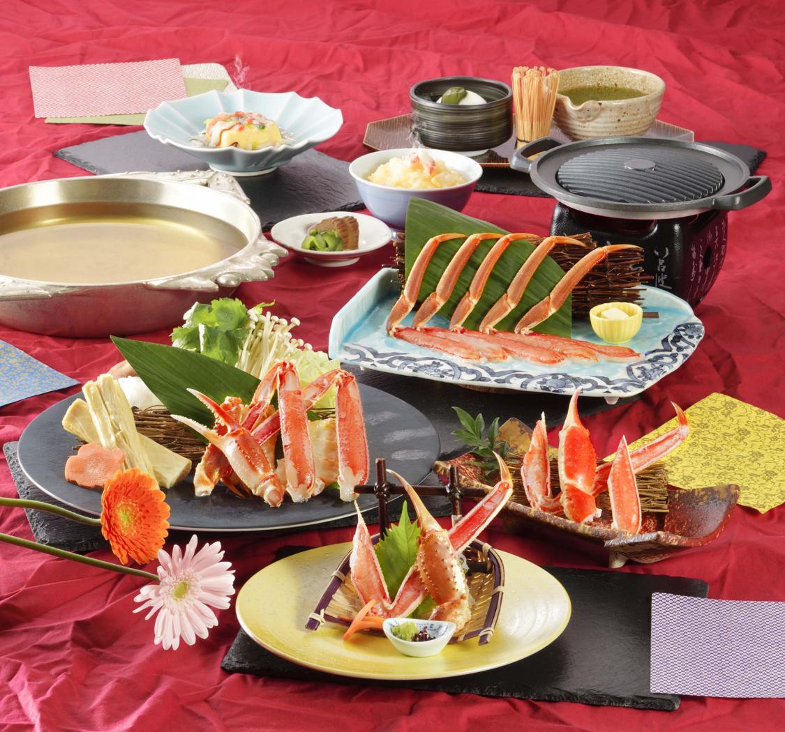 看板料理かにすきコース　幸楽　こうらく