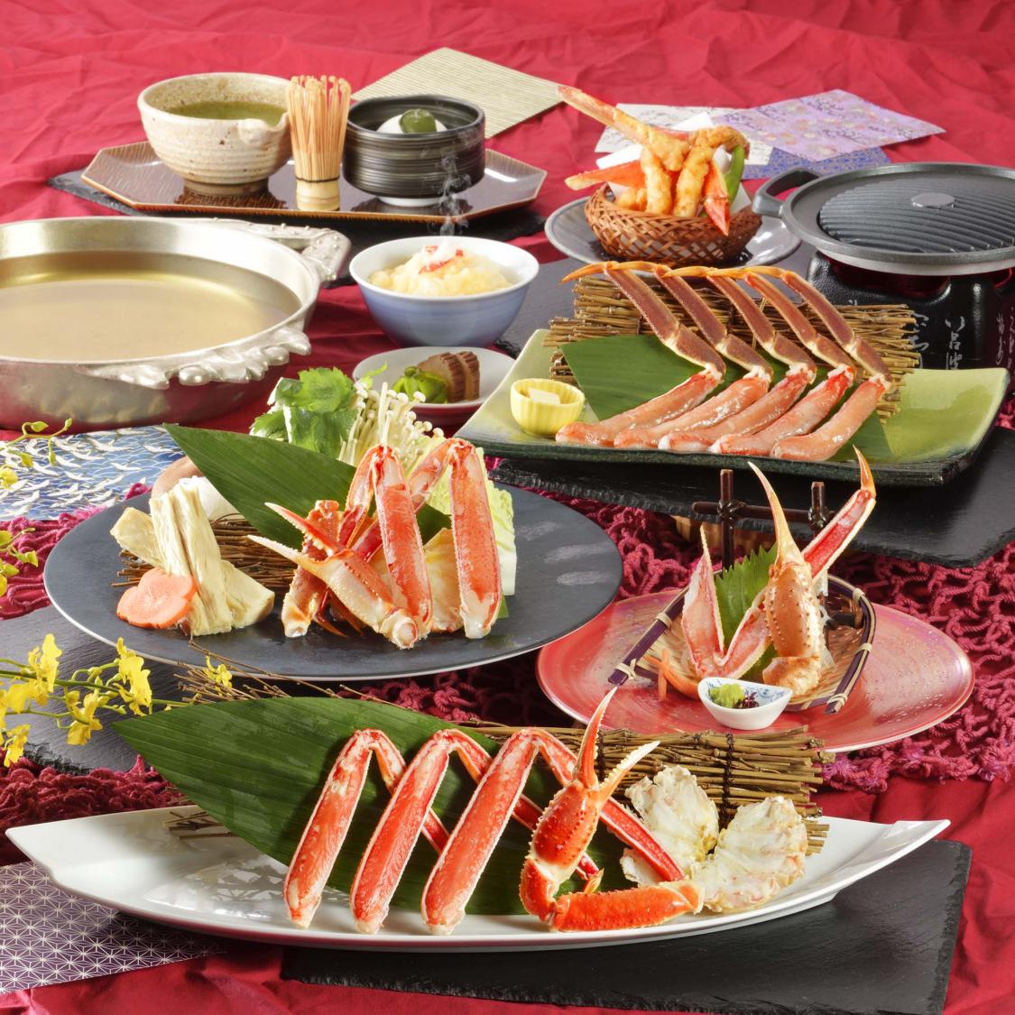 看板料理かにすきコース　逸楽　いつらく