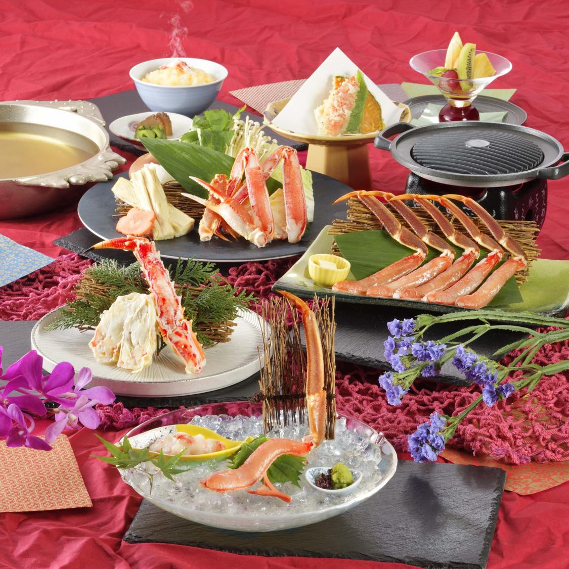 看板料理かにすきコース　寿楽　じゅらく