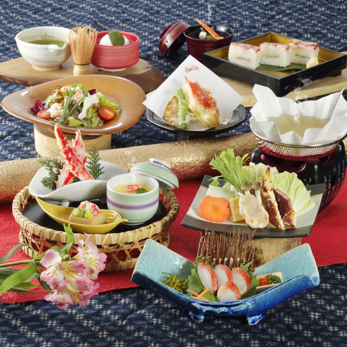 タラバかに特別会席　霞(（かすみ）