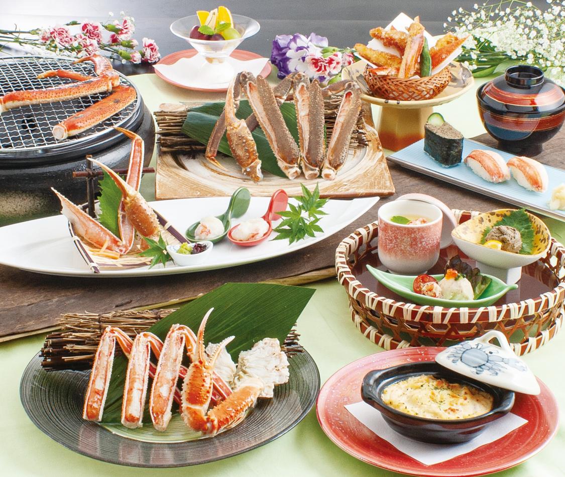 ズワイかに炭火焼会席　湊（みなと）